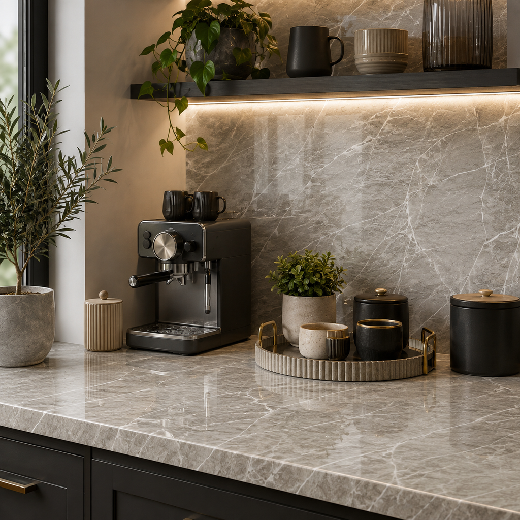 Ice Grey Marble Peel and Stick Contact Paper