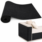 Self-Adhesive Cat Scratching Mat for Furniture, Cuttable Cat Scratch Protector for Sofa Couch Chair Wall, Peel and Stick Cat Scratcher Pad, 11.85 x 39.3 Inch, Black