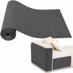 Self-Adhesive Cat Scratching Mat for Furniture, Cuttable Cat Scratch Protector for Sofa Couch Chair Wall, Peel and Stick Cat Scratcher Pad, 11.85 x 39.3 Inch, Dark Gray
