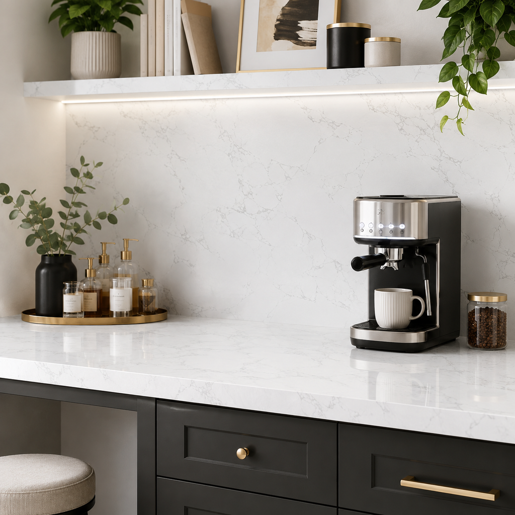 White Marble Peel & Stick Contact Paper