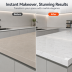 White Marble Peel & Stick Contact Paper
