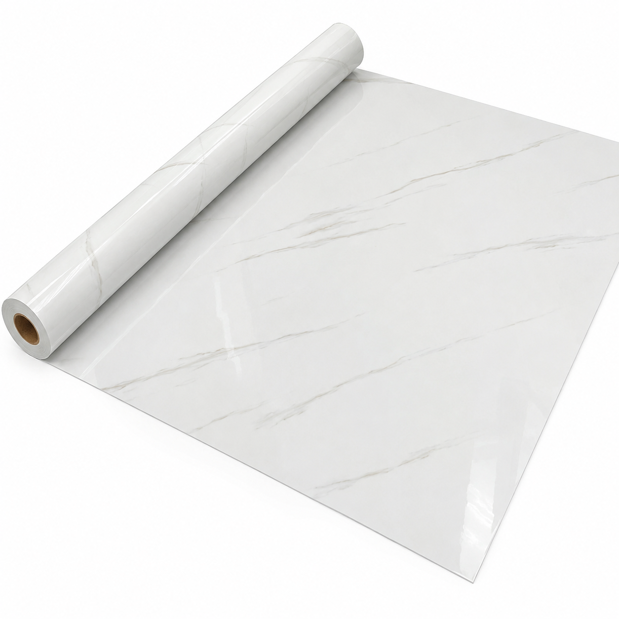 Jazz White Marble Peel and Stick Contact Paper